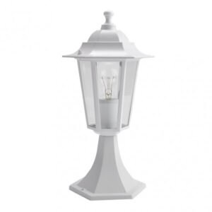 Sobremuro Exterior Aluminio Auriga1xe27 Blanco 38x19x19 Cm Ip44