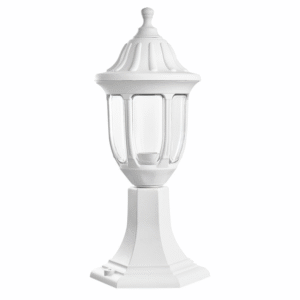 Sobremuro Exterior Angelica 1xe27 Blanco Ip44 Policarbonato 42,7x16,6d