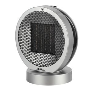 Termovent.ptc Ceramico Pomelo 2000w Negro/plata 2pot 3fun.rotatorio Antivuelco.seg. 29,3x24x18cm