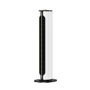 Termoventilador Vertical Ceramico Ptc 1500w Canada Blanco/negro 2portencias 3funciones Termost.seg.antivuelco 61,5x18x18cm