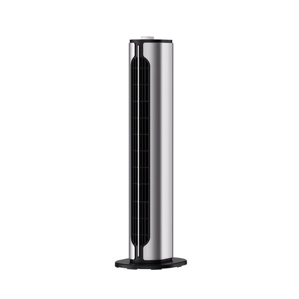 Termoventilador Vertical Ceramico Ptc 1500w Canada Plata/negro 2potencias 3funciones Termost.seg.antivuelco 61,5x18x18cm