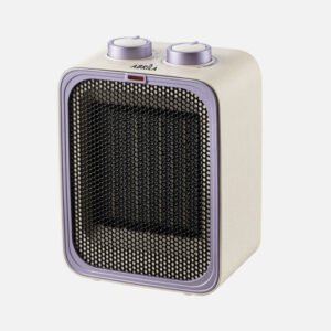 Termoventilador Ceram.jaya 2000w Beis/lila Termost Reg.2pot 3fun Sist.seguridad,antivuelco 20x15x10cm