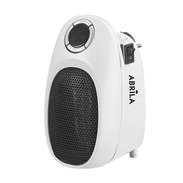 Mini Termoventilador Ceramico Malasia 500w Blanco Temperatura Reg,temporizador Seguridad Display 16x9x12cm