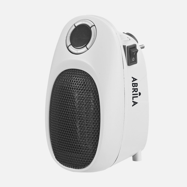 Mini Termoventilador Ceramico Malasia 500w Blanco Temperatura Reg,temporizador Seguridad Display 16x9x12cm