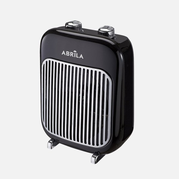 Termoventilador Elect. Espino 2000w Negro 2potencias,3funciones,Prot.seguridad,antivuelco,termost.28,7x22x14cm