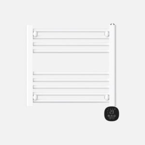 Toallero Electrico Scuti Blanco 300w 3modos Display Tactil Anti-hielo Temporizador 54x52x9cm
