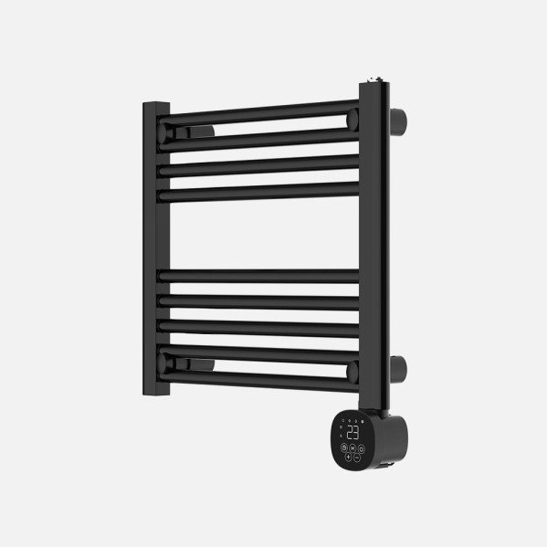 Toallero Electrico Scuti Negro 300w 3modos Display Tactil Anti-hielo Temporizador 54x52x9cm