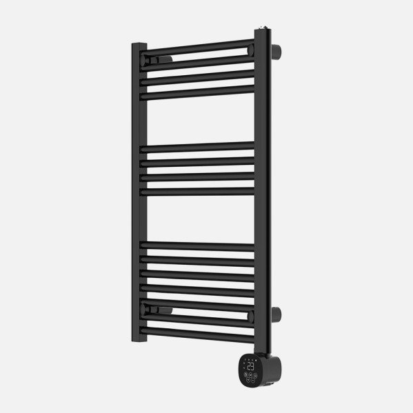 Toallero Electrico Scuti Negro 500w 3modos Display Tactil Anti-hielo Temporizador 89x52x9cm