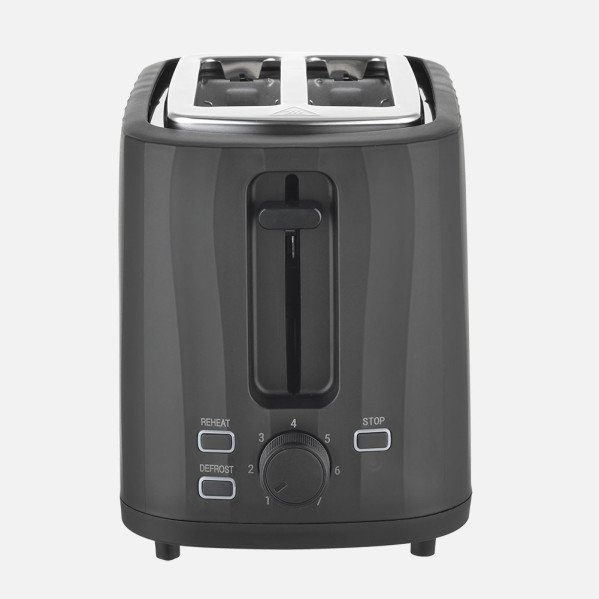 Tostador Pan Ficus 930w Negro 7niv.tostado Descongelacion Apag.autom.2reb 2ranuras Recogemigas 19x26x15,5cm