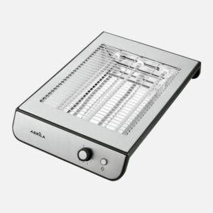 Tostador Horiz.serpis Neg/cr 900w 3tub.quarz.temp Band.recogemigas,ace.inoxid.6,5x35,5x21c