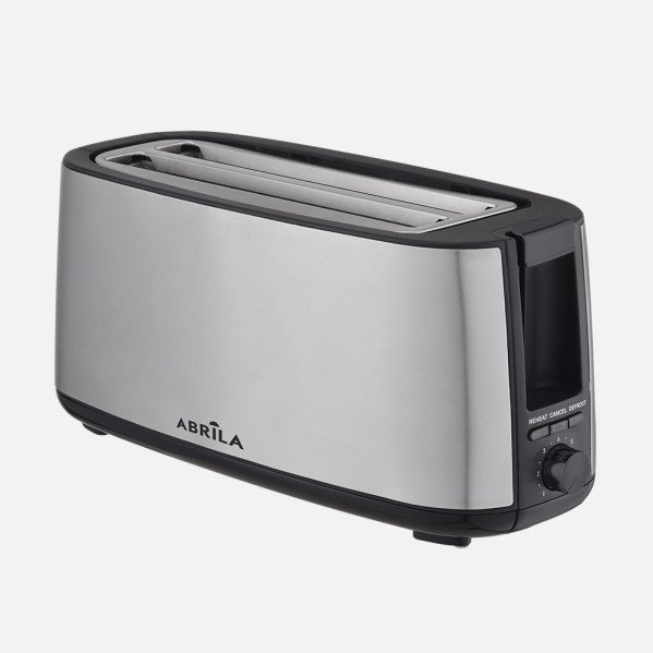 Tostador Pan Muga 1400w Negro/plata 7niv.tostado.descongelacion, Apag.automatico,2ranuras,recogemigas 17x38x14,5cm