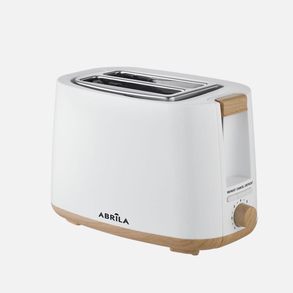Tostador Pan Ulla 750w Blanco/haya 7niv.tostado,descongelacion, Apagado Automatico,2ranuras,recogemigas,17x26,5x15cm