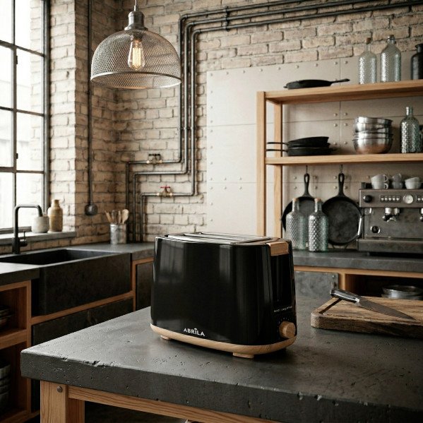 Tostador Pan Ulla 750w Negro/haya 7niv.tostado,descongelacion, Apagado Automatico,2ranuras,.recogemigas,17x26,5x15cm