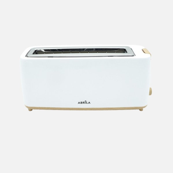 Tostador Pan Yeltes 900w Blanco/haya 7niv.tostado,descongelacion,apagado Autom.1ranura.recogemigas.17x38x11,5cm