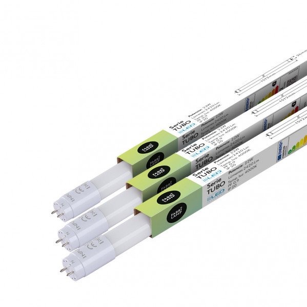 Tubo T8 22w 2200lm 4000k Fabriplus 150x2,6x2,6 Cm