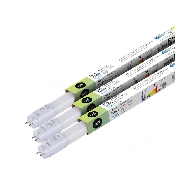 Tubo T8 9w 900lm 4000k Fabriplus 60x2,6x2,6 Cm