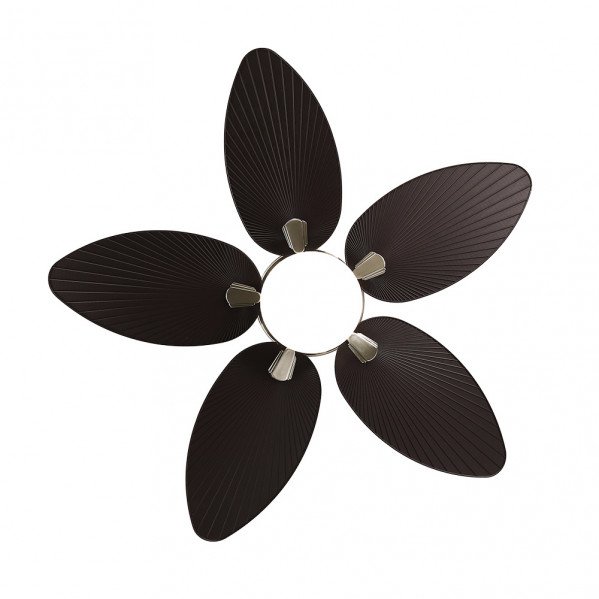 Ventilador Dc Borasco 24w Niq/marron 5 Asp.6 Vel 132d 2950lm Remoto.memor.y Temp.3000-4000-6000k