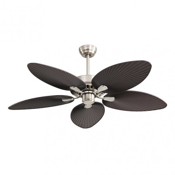 Ventilador Dc Borasco 24w Niq/marron 5 Asp.6 Vel 132d 2950lm Remoto.memor.y Temp.3000-4000-6000k