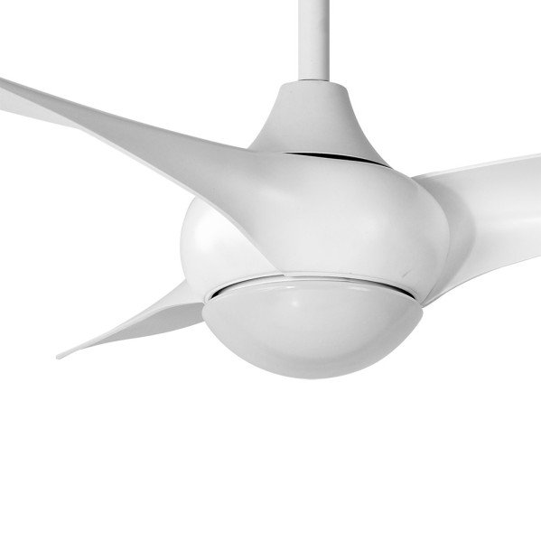 Ventilador Dc Canea 24w Blanco 3 Aspas 6 Velocidades 134d 3000-4500-6000k C/remoto, Memoria Y Temporizador 2424lm