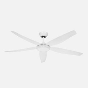 Ventilador Dc Altea 24w Blanco 5aspas 6vel.142d 2880 Lm 3000-4500-6500k Remoto+memoria+temporizador