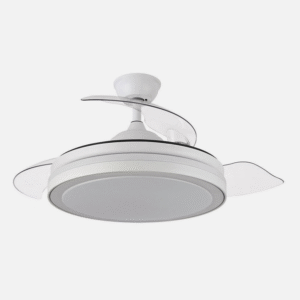 Ventilador Dc Esparta Plus 59w 6980lm Blanco 3 Aspas Desp. 107d 3 Colores C/Remoto+ Reg.intensidad+Temporizador+ Memoria