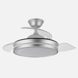 Ventilador Dc Esparta Mini Plata 59w 6980lm 91d 3asp.d Esp.3000-4000-6000k Remoto+tempor+memori