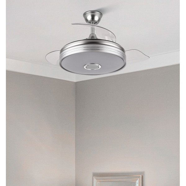 Ventilador Dc Matanuska 72w 6120lm Niq Bluethooth 32/47x55/108d.3 Aspas Desp.6 Vel.3 Color.