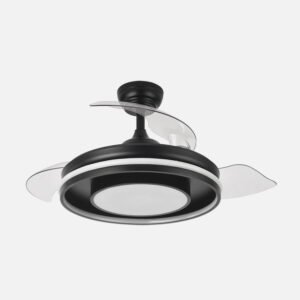 Ventilador Dc Pitufo 57w Nergro 3asp107d 3990lm Rgb +3000-4500-6500k Reg.intensidad+remoto+memo+temporiz