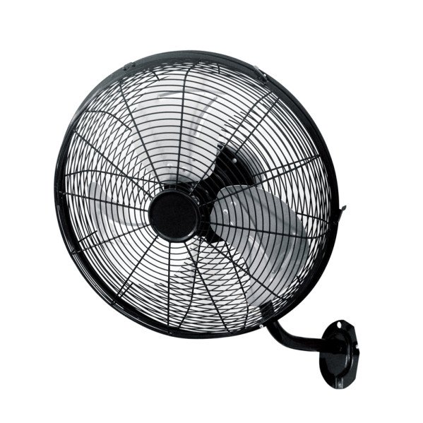 Ventilador Pared Arrecife 120w Negro/plata 55d 3 Velocidades Orientable Y Oscilante