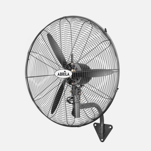 Ventilador Pared Indust.borrasca Negro 3velocidades 145w 3aspas Fijo Y Rotatorio 60x56x30cm