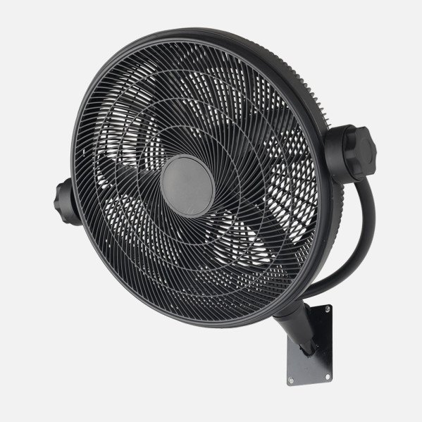 Ventilador Pie 3x1 Aifos Negro 3vel 90w 5aspas Rotacion manual Suelo/pared/sobremesa Orientable Regx61x61cm