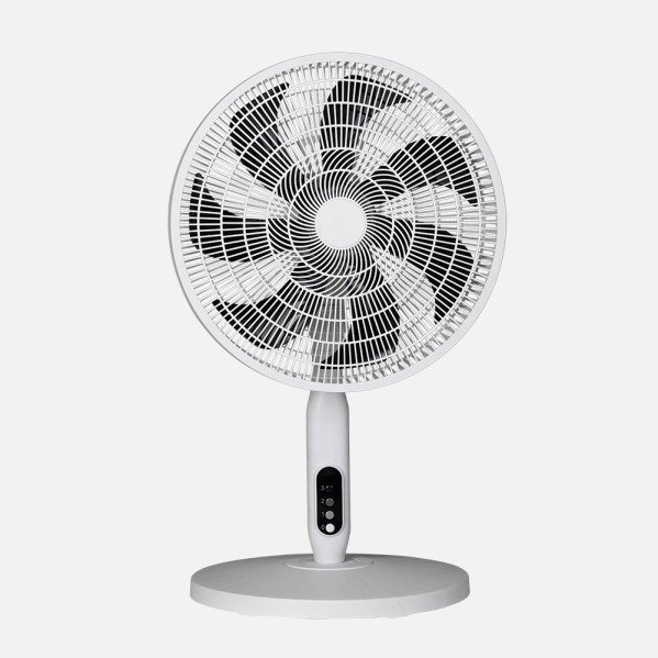 Ventilador Pie 3x1 Mixin Blanco 3vel 60w 7asp 45d Fijo/rotatorio Suelo/pared/sobremesa Regx45x45cm