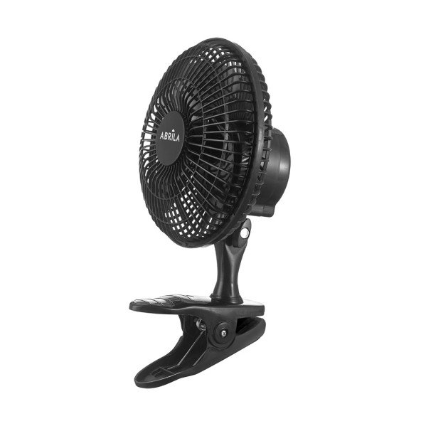 Ventilador Sobrem.c/pinza Nervion Negro 2velocidades 20w 2en1 30x20x16cm