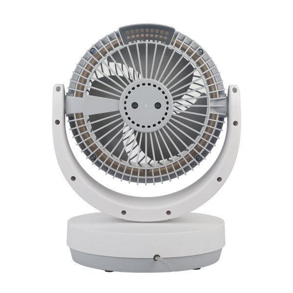 Ventilador Sobremesa Blanco/gris Lagos 3velocidades 35w 3aspas Orientable 29,8x22,6x20,6cm