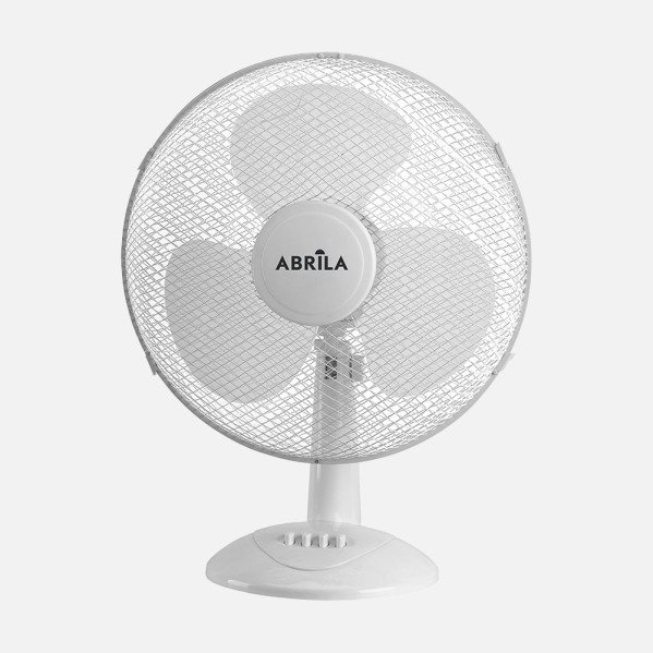 Ventilador Sobremesa Cape Grande Blanco 3 Vel. 40w Oscilante 3 Aspas Blancas 53x43x25 Cm
