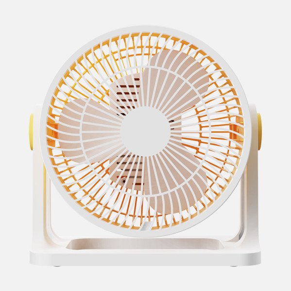 Ventilador Sobremesa Funchal Amarillo 32w 3aspas 3vel Orientable 24x25x15,5cm